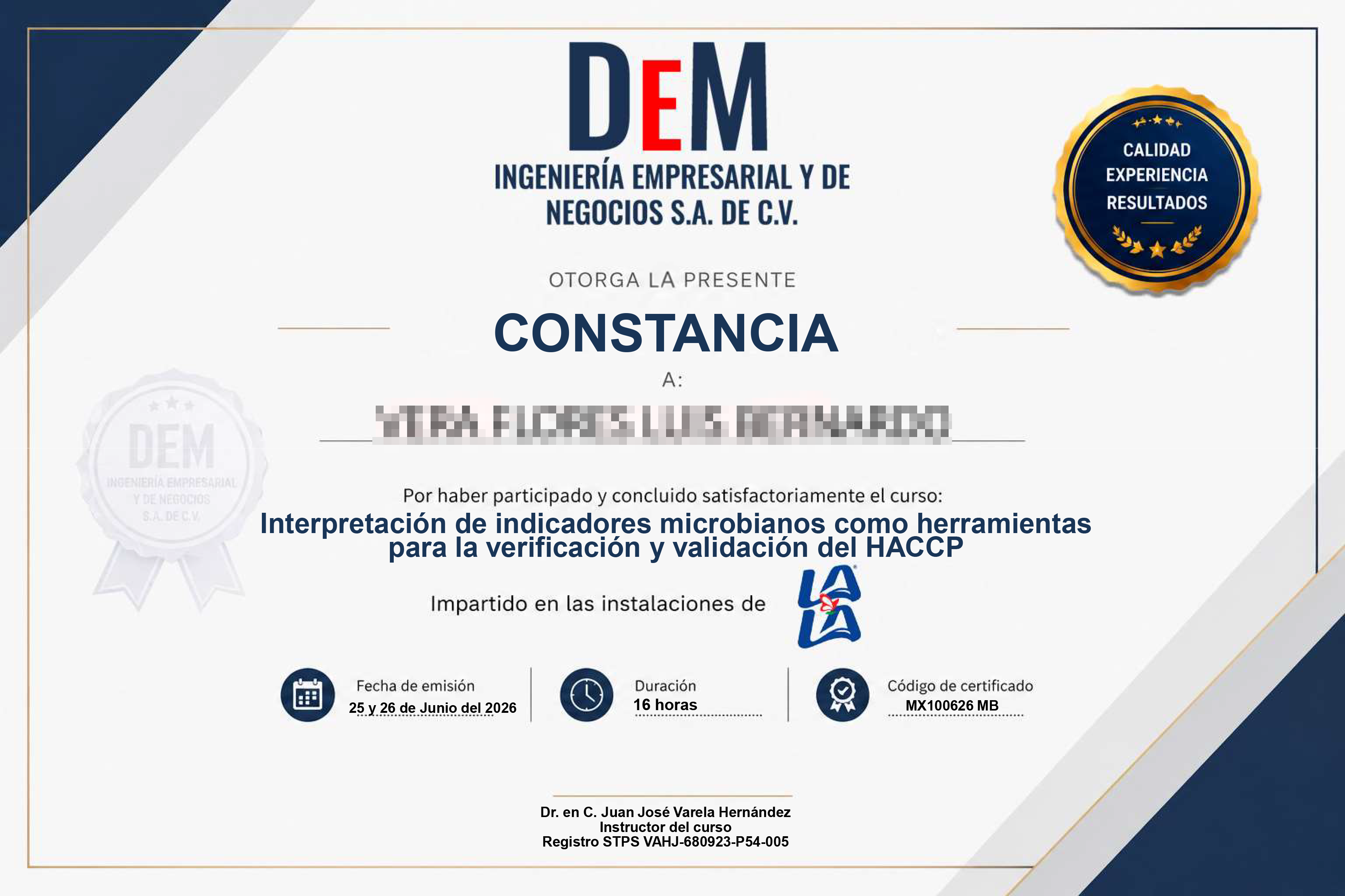 Capacitación Especializada
